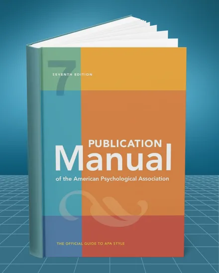 Publication Manual of the American Psychological Association 7th edition