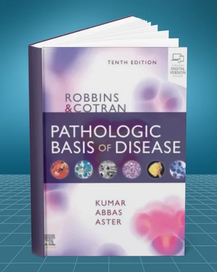 Robbins & Cotran Pathologic Basis of Disease 10th edition book cover