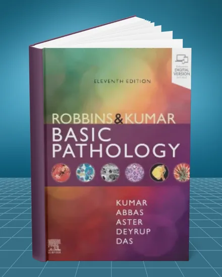 Robbins and Kumar Basic Pathology 11th edition book cover