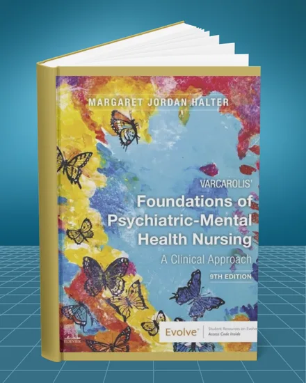 Varcarolis' Foundations of Psychiatric Mental Health Nursing A Clinical Approach 9th edition book cover