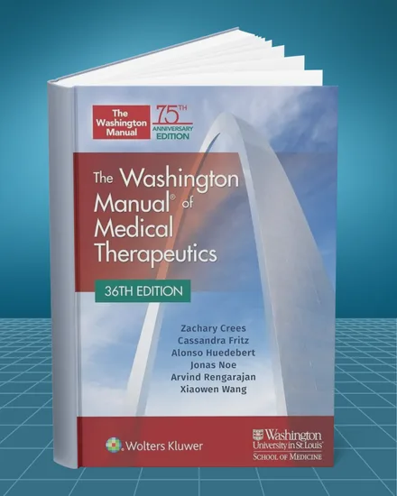 Washington Manual of Medical Therapeutics 36th edition