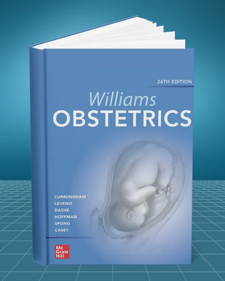 Williams Obstetrics 26th edition book cover