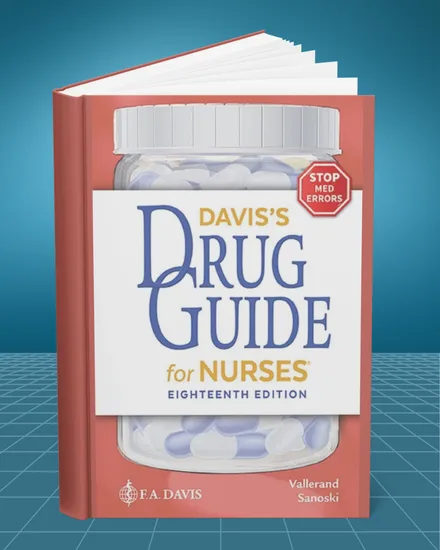 Davis's Drug Guide for Nurses 18th edition book cover