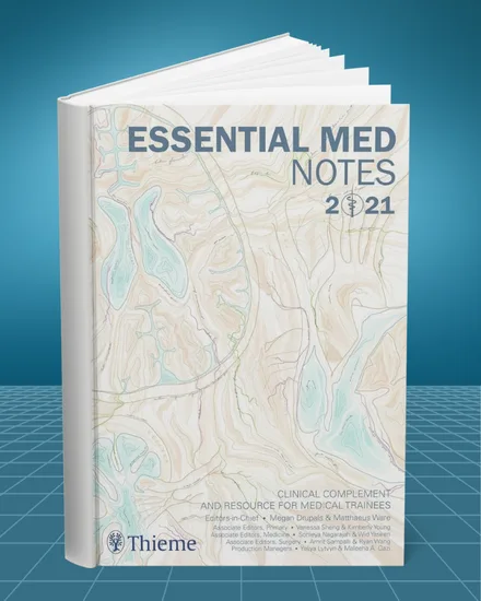 Essential Med Notes 2021 Clinical Complement and Resource 37th edition book cover