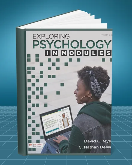 Exploring Psychology in Modules 12th edition book cover