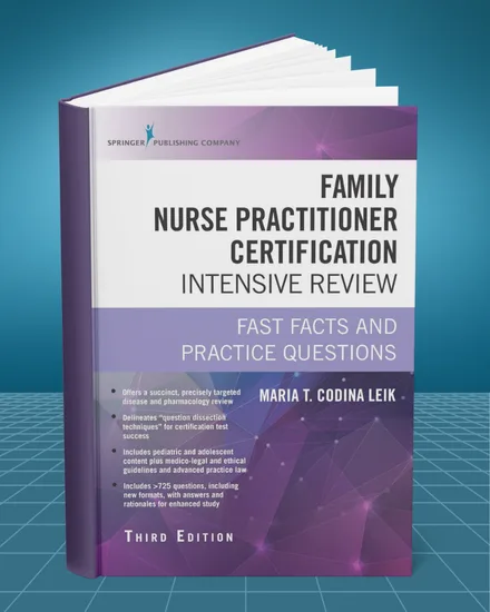Family Nurse Practitioner Certification Intensive Review Fast Facts and Practice Questions 3rd edition