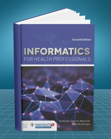 Informatics for Health Professionals 2nd edition book cover