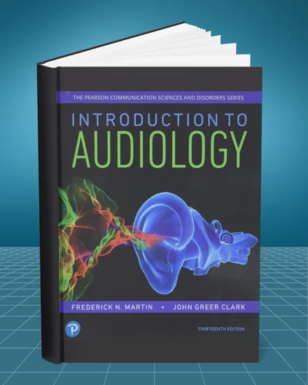 Introduction to Audiology 13th edition book cover