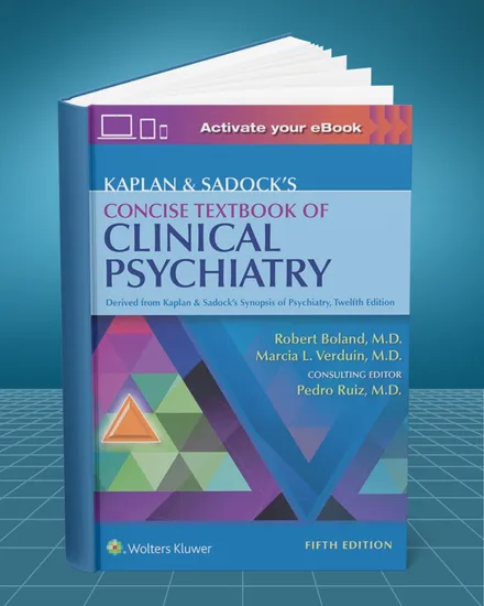 Kaplan and Sadock's Concise Textbook of Clinical Psychiatry 5th edition book cover