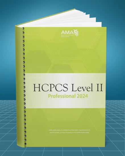 HCPCS Level II, Professional Edition 2024 edition book cover